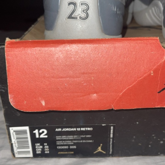 Jordan 12 dark grey